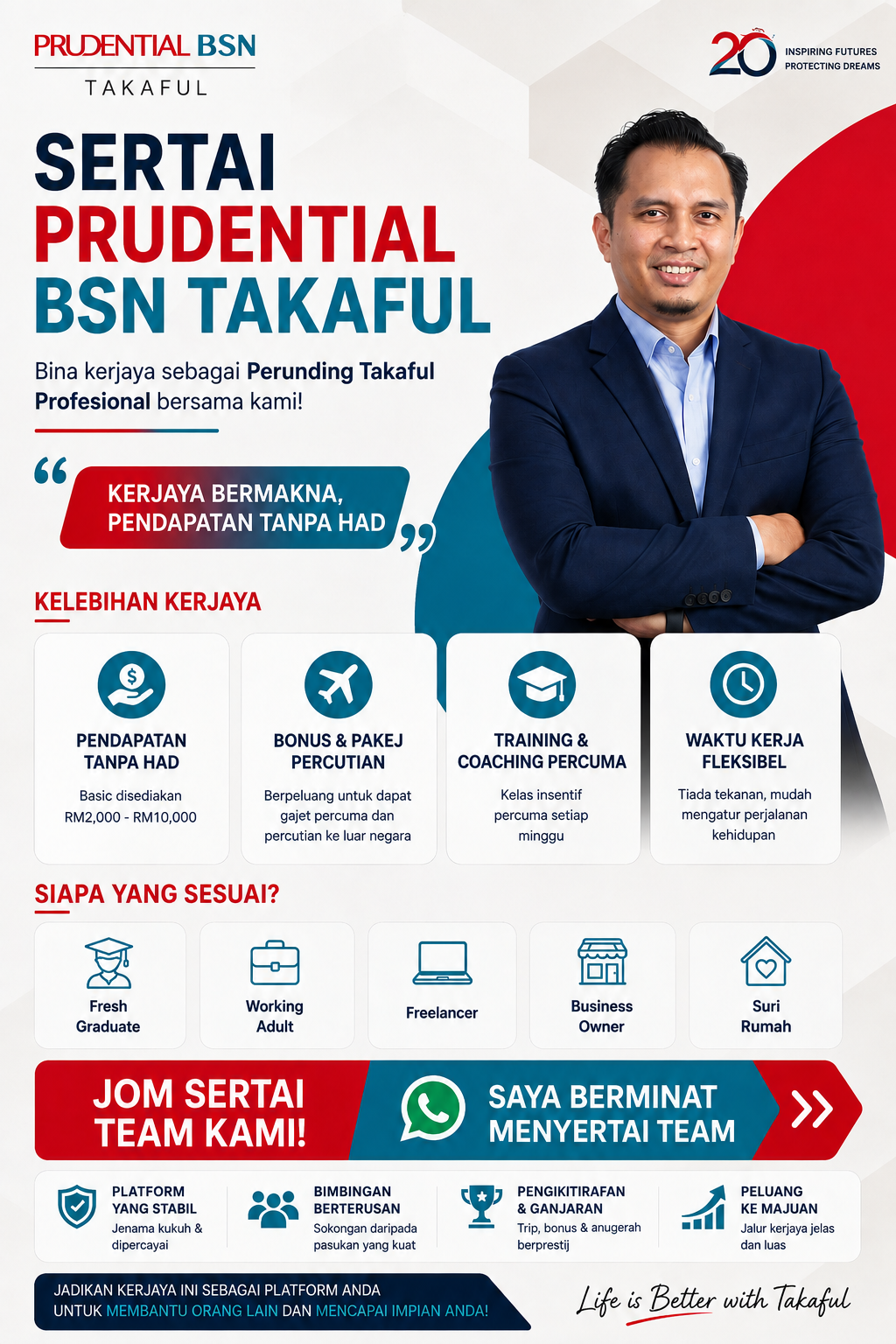 Poster peluang kerjaya Takaful